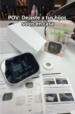AiraSense® – Detector de Humo, Gas y Monóxido de Carbono para el Hogar
