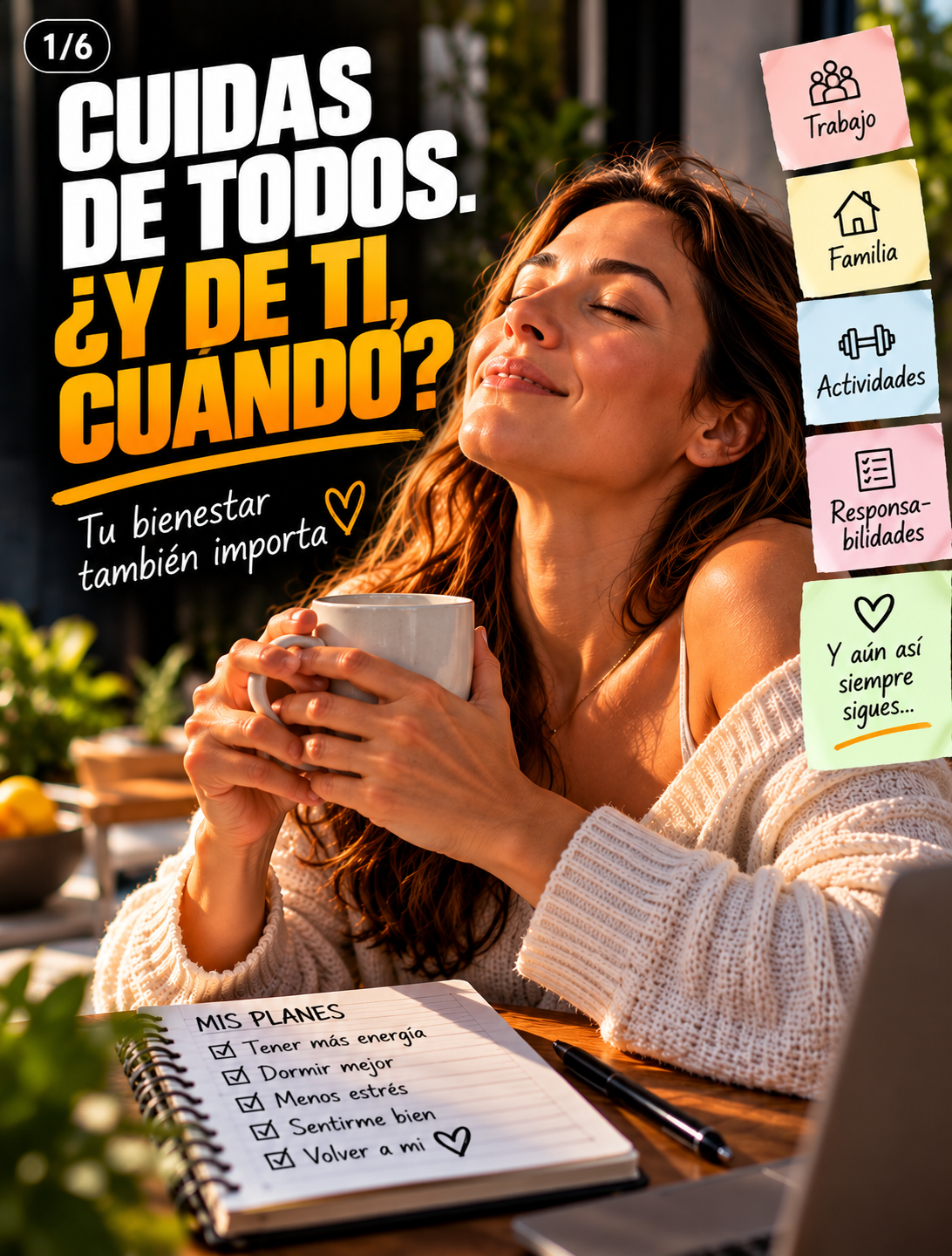Portada - Cuidas de todos. ¿Y de ti, cuándo?